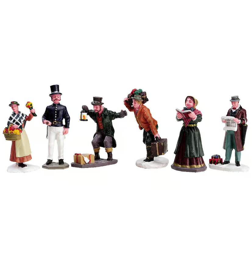 Townsfolk Figurines, (Set of 6) | 92355