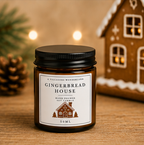 Gingerbread House Candle