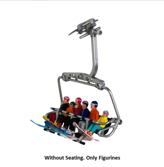 Figurines Sitting Snowboarding 6pce 1:32 | JC54500