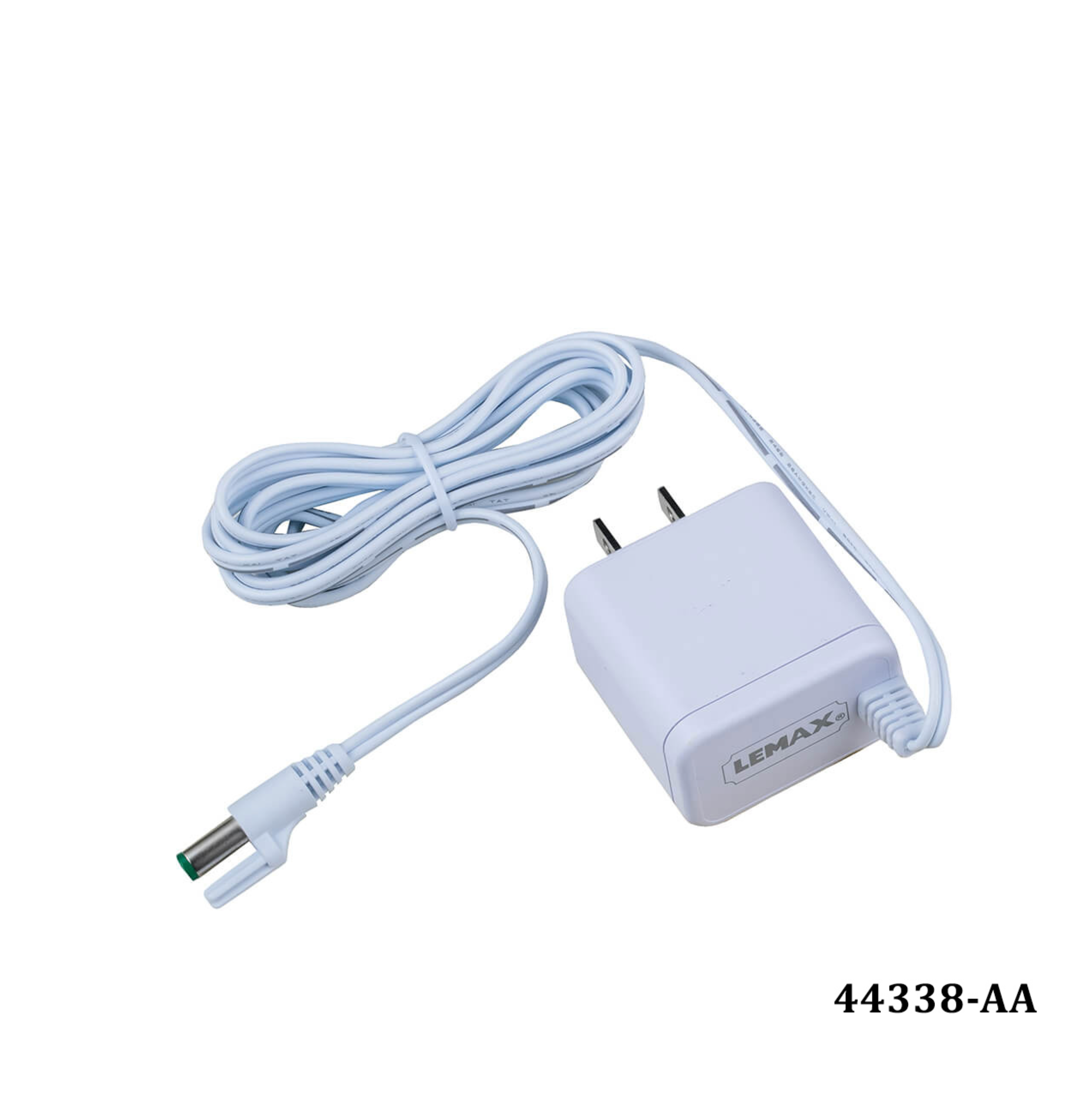 White power adapter Lemax branded on a white background